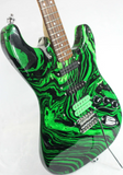 1989 Custom Swirl Painted Fender Squier ll Stratocaster Electric Guitar